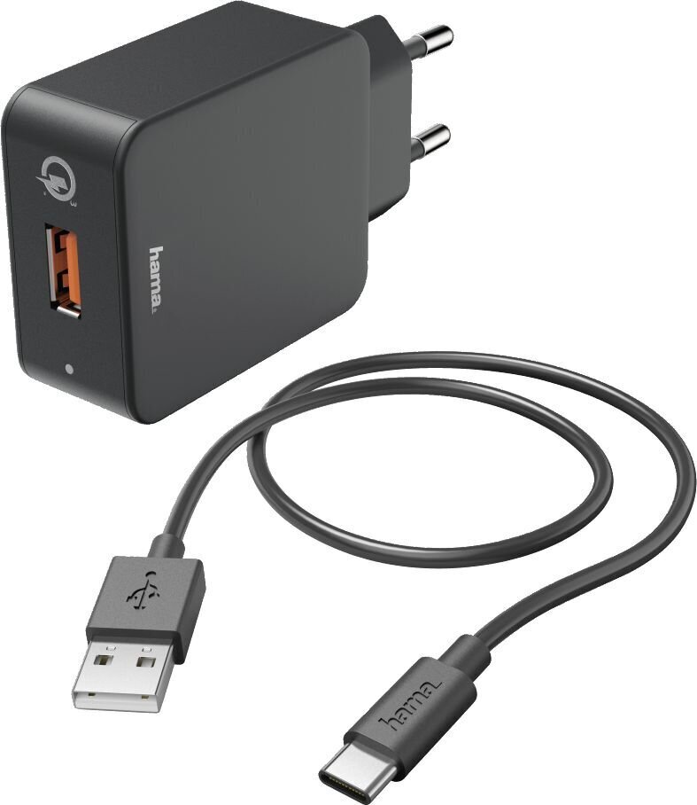 Hama 001832300000 Micro USB 3A cena un informācija | Lādētāji un adapteri | 220.lv