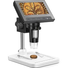 Profesionāls digitālais mikroskops elektronikas remontam, 1000x cena un informācija | Teleskopi un mikroskopi | 220.lv