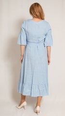 Lina kleita sievietēm Aimyoustyl 1011A1, zila cena un informācija | Kleitas | 220.lv