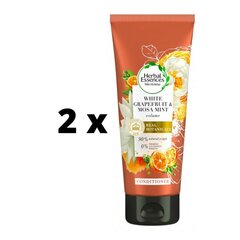 Kondicionieris Herbal Essences SHINE White Grapefruit, 275 ml x 2 gab. cena un informācija | Matu kondicionieri, balzāmi | 220.lv