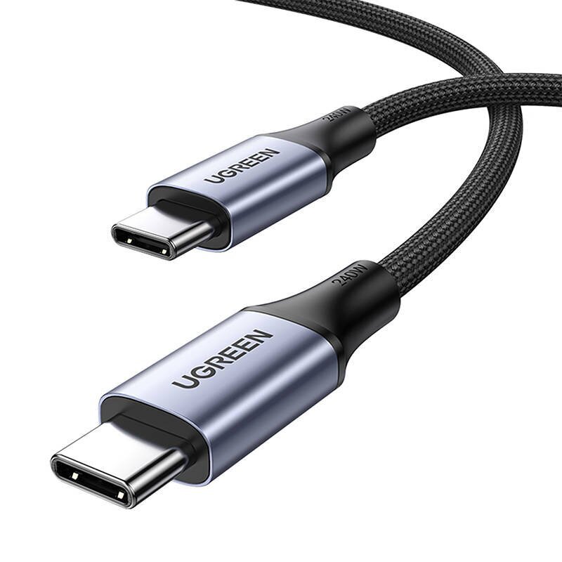 USB-C to USB-C UGREEN USB4 Cable, 240W, 2m (Black) cena un informācija | Savienotājkabeļi | 220.lv