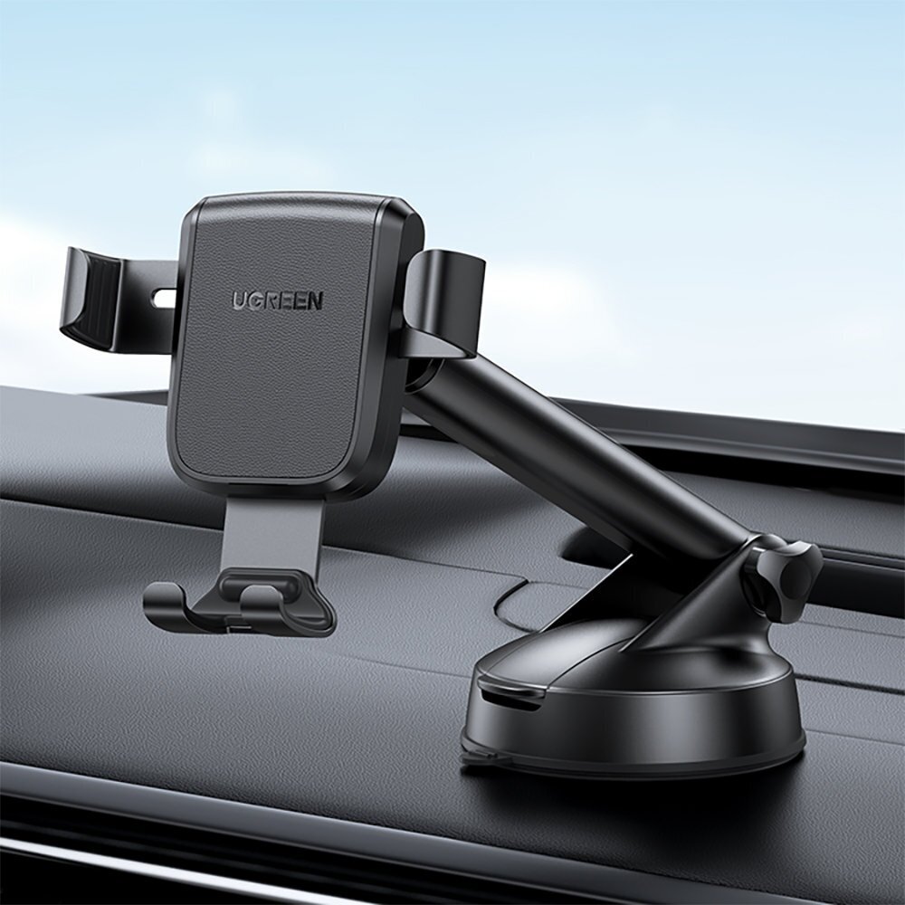 Ugreen gravity phone holder for dashboard cockpit black (LP200 60990B) цена и информация | Auto turētāji | 220.lv