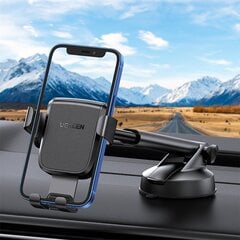 Ugreen gravity phone holder for dashboard cockpit black (LP200 60990B) cena un informācija | Auto turētāji | 220.lv