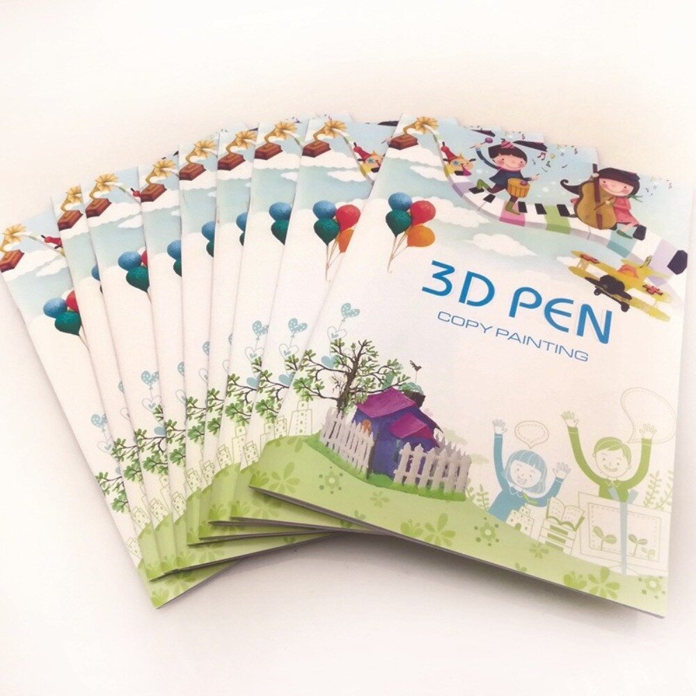 3D pildspalvu rakstu grāmata A4, 40 lapas. cena un informācija | Smart ierīces un piederumi | 220.lv
