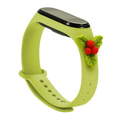 Hurtel Strap Xmas Wristband Yellow цена и информация | Аксессуары для смарт-часов и браслетов | 220.lv