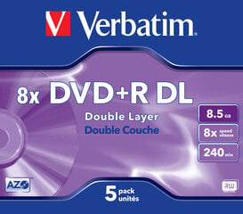 DVD diski Verbatim 43541 cena un informācija | Vinila plates, CD, DVD | 220.lv