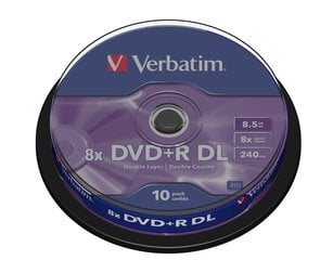 DVD+R Verbatim 43666 cena un informācija | Vinila plates, CD, DVD | 220.lv