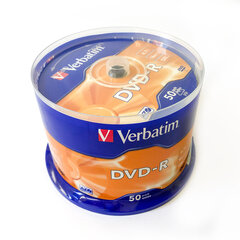 DVD диски Verbatim 43548 цена и информация | Виниловые пластинки, CD, DVD | 220.lv