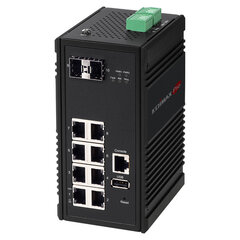 Edimax IGS-5208 network switch Managed Gigabit Ethernet (10/100/1000) Black cena un informācija | Komutatori (Switch) | 220.lv