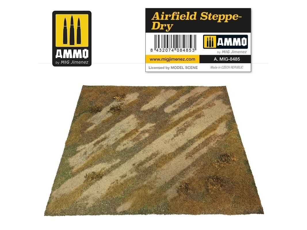 AMMO MIG - AIRFIELD STEPPE-DRY, 8485 цена и информация | Modelēšanas un zīmēšanas piederumi | 220.lv