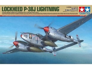 Сборная пластиковая модель Tamiya - Lockheed P-38J Lightning, 1/48, 61123 цена и информация | Конструкторы и кубики | 220.lv