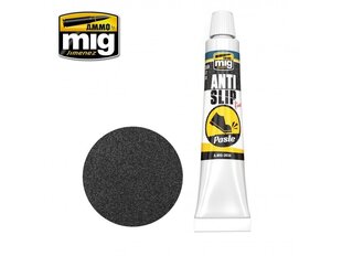 AMMO MIG - ANTI-SLIP PASTE - BLACK COLOR FOR 1/72 & 1/48 (Pretslīdes smilšu krāsa (akrila pasta)), 20ml, 2034 cena un informācija | Modelēšanas un zīmēšanas piederumi | 220.lv