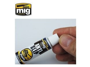 AMMO MIG - ANTI-SLIP PASTE - BROWN COLOR FOR 1/35 (Pretslīdes smilšu krāsa (akrila pasta)), 20ml, 2035 cena un informācija | Modelēšanas un zīmēšanas piederumi | 220.lv