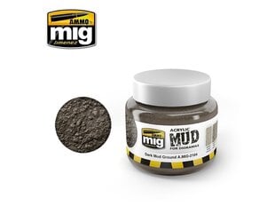 Акриловая паста Ammo Mig Dark Mud Ground цена и информация | Принадлежности для рисования, лепки | 220.lv