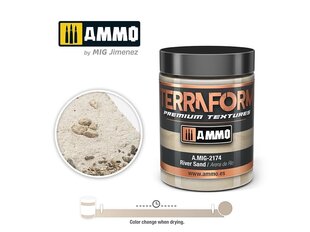 AMMO MIG - TERRAFORM River Sand, 100ml, 2174 cena un informācija | Modelēšanas un zīmēšanas piederumi | 220.lv