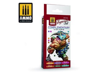 AMMO MIG - Akrils krāsu komplekts COMPLEMENTARY COLORS. FIGURE SET, 7032 cena un informācija | Modelēšanas un zīmēšanas piederumi | 220.lv