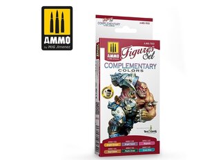 AMMO MIG - Aкрил набор красок COMPLEMENTARY COLORS. FIGURE SET, 7032 цена и информация | Принадлежности для рисования, лепки | 220.lv