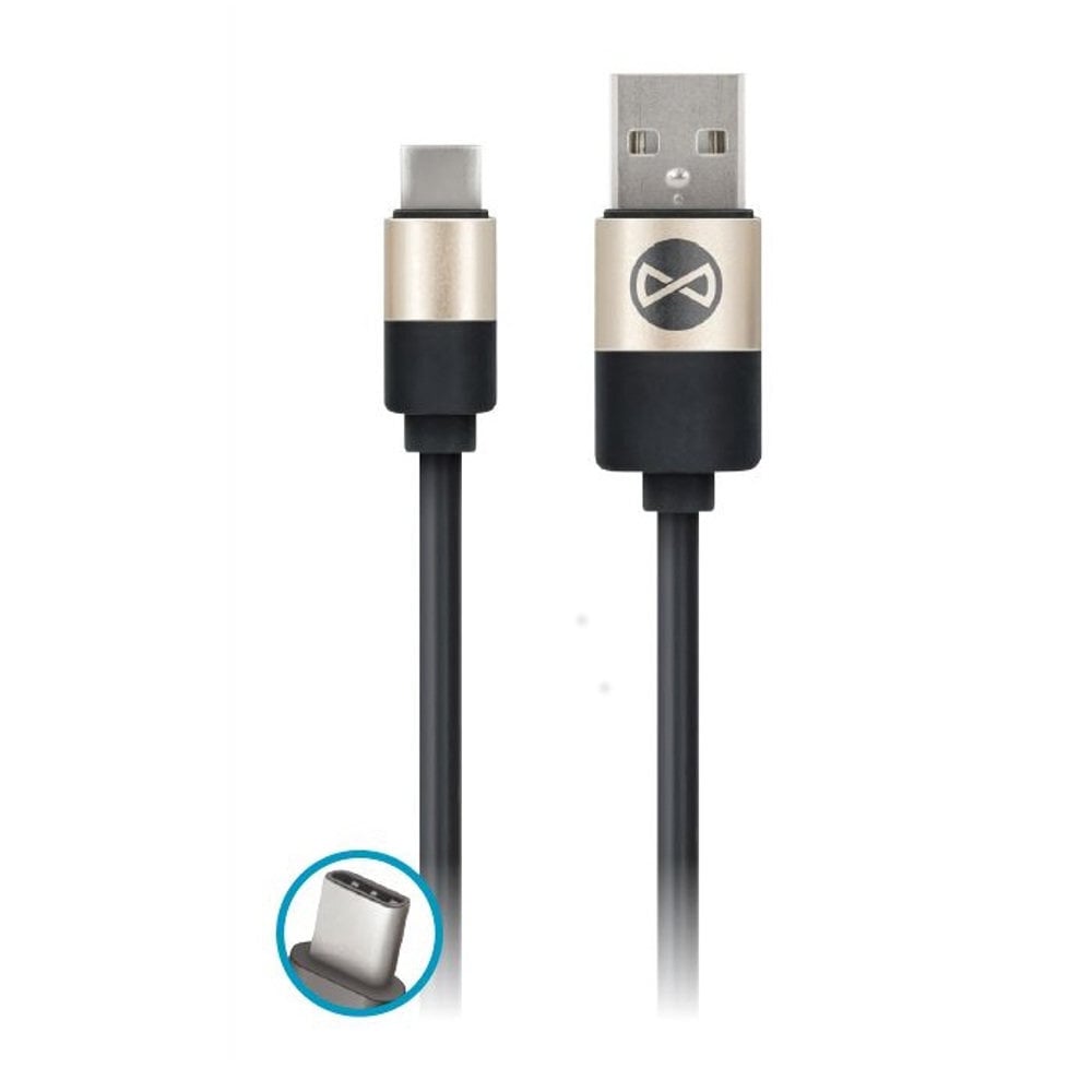 Forever, USB - USB-C, 1 m cena un informācija | Savienotājkabeļi | 220.lv