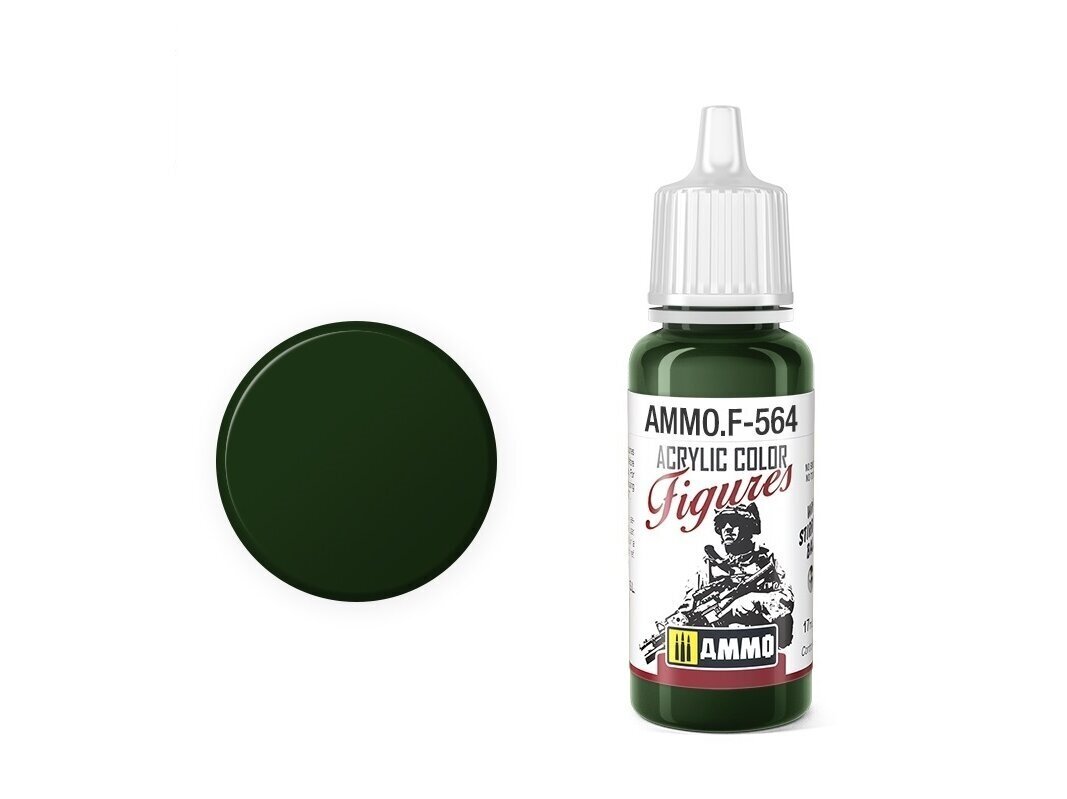 AMMO MIG - Akrila krāsas figūrām MILITARY GREEN, 17ml, F564 цена и информация | Modelēšanas un zīmēšanas piederumi | 220.lv