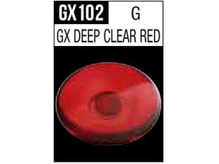 Mr.Hobby - Mr.Color GX akrila krāsas Deep Clear Red, 18 ml, GX-102 cena un informācija | Modelēšanas un zīmēšanas piederumi | 220.lv