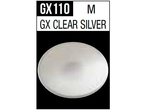 Mr.Hobby - Mr.Color GX akrila krāsas Clear Silver, 18 ml, GX-110 cena un informācija | Modelēšanas un zīmēšanas piederumi | 220.lv