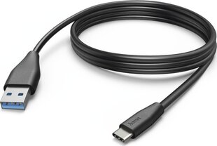 Hama 001833430000, USB-A - USB-C, 3 m cena un informācija | Savienotājkabeļi | 220.lv