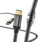 Hama, USB-C - USB-C, 1.5 m cena un informācija | Savienotājkabeļi | 220.lv
