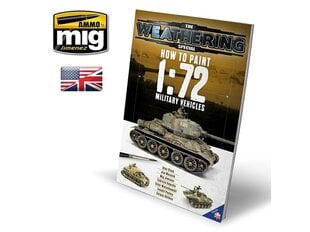 AMMO MIG - TWS - HOW TO PAINT 1:72 MILITARY VEHICLES (English), 6019 cena un informācija | Līmējamie modeļi | 220.lv