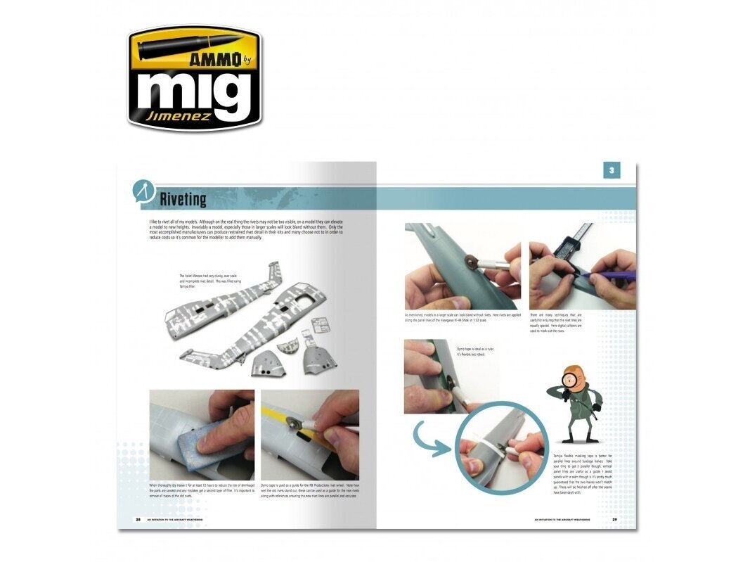 AMMO MIG - MODELLING SCHOOL: AN INITIATION TO AIRCRAFT WEATHERING (ENGLISH), 6030 цена и информация | Konstruktori | 220.lv