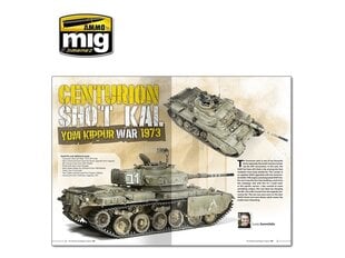 AMMO MIG - TWMS - HOW TO PAINT IDF TANKS - WEATHERING GUIDE (English), 6128 cena un informācija | Līmējamie modeļi | 220.lv