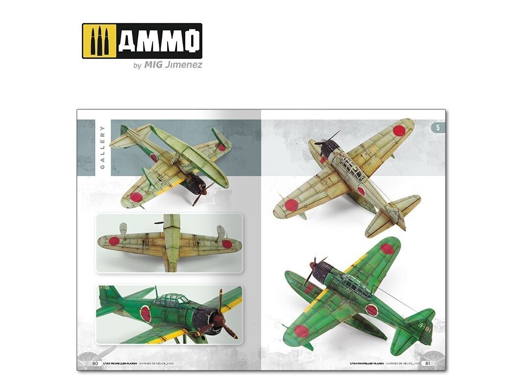 AMMO MIG - PROPELLER PLANES 1/144 VOL. 1 (English & Spanish), 6144 cena un informācija | Konstruktori | 220.lv