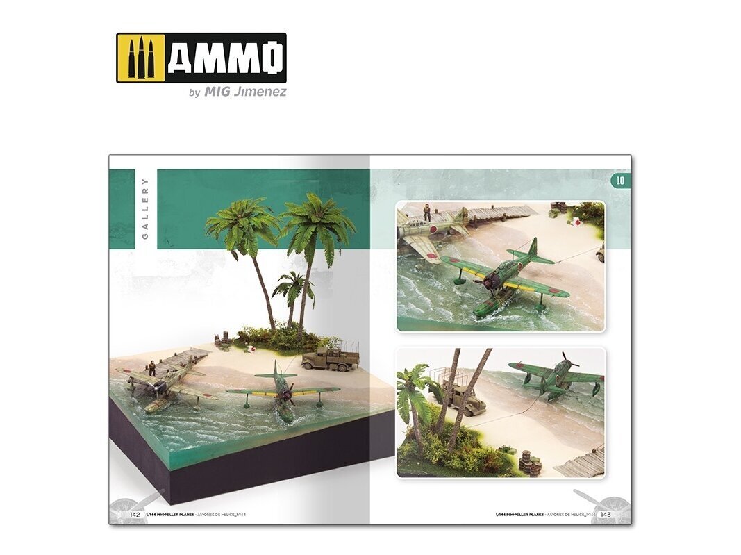 AMMO MIG - PROPELLER PLANES 1/144 VOL. 1 (English & Spanish), 6144 cena un informācija | Konstruktori | 220.lv