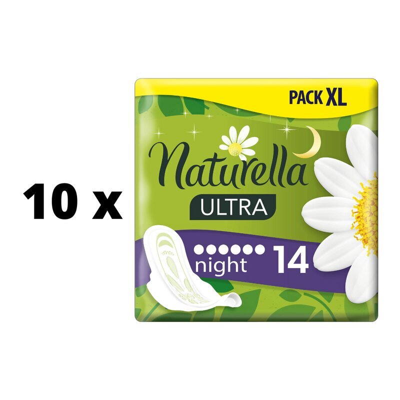 Higiēnas iepakojumi NATURELLA Ultra Night, 14 gab. x 10 gab. iepakojums cena un informācija | Tamponi, higiēniskās paketes, ieliktnīši | 220.lv