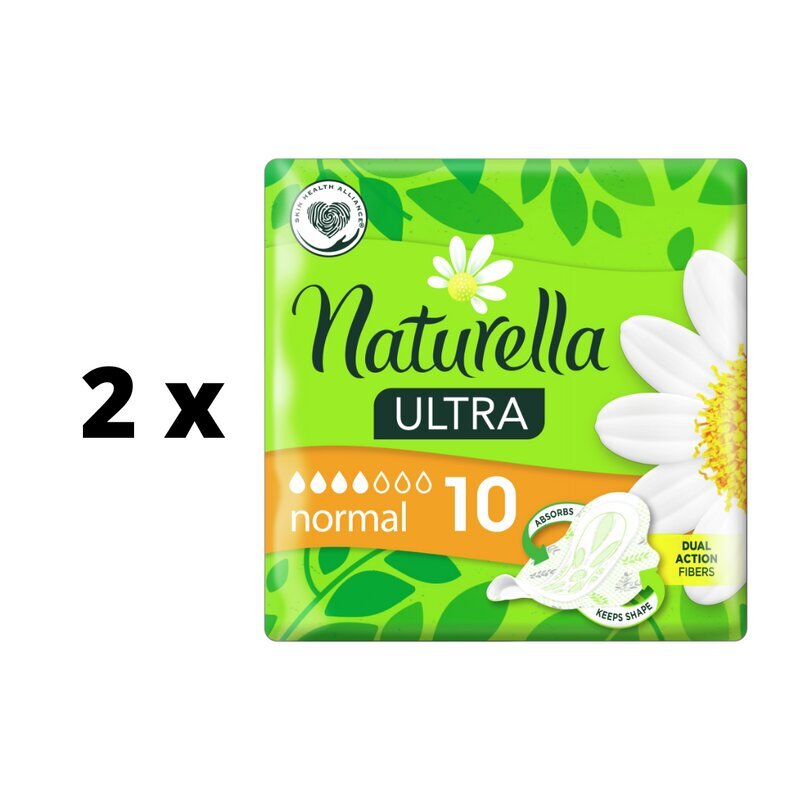 Higiēnas iepakojumi NATURELLA Ultra Normal, 10 gab. x 12 gab. iepakojums cena un informācija | Tamponi, higiēniskās paketes, ieliktnīši | 220.lv