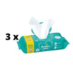 Салфетки PAMPERS Fresh Clean, 80 шт. x 3 шт., упаковка цена и информация |  Одноразовые пеленки и влажные салфетки | 220.lv