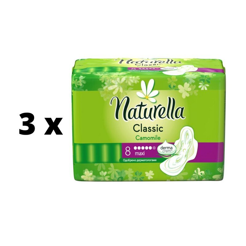 Higiēnas iepakojumi NATURELLA Super Plus, 8 gab. x 3 gab. iepakojums цена и информация | Tamponi, higiēniskās paketes, ieliktnīši | 220.lv