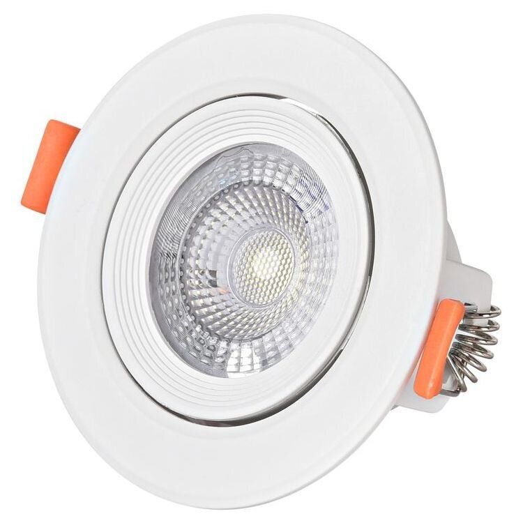 LED griestu gaismeklis AVIDE 5W 4000K Ø90mm, apaļš cena un informācija | Iebūvējamās lampas, LED paneļi | 220.lv