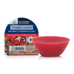 Yankee Candle Red Raspberry Wax Melt - aromātiskais vasks 22.0g cena un informācija | Sveces un svečturi | 220.lv