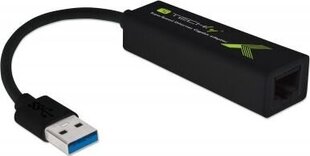 Сетевой адаптер Techly USB-A 3.0 Gigabit Ethernet RJ45 цена и информация | Адаптеры и USB разветвители | 220.lv