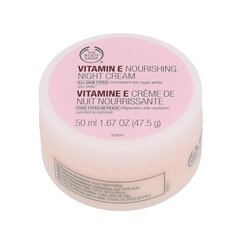 Увлажняющий ночной крем для лица The Body Shop Vitamin E, 50 мл цена и информация | Кремы для лица | 220.lv