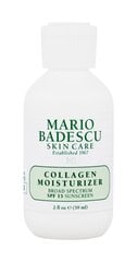 Mitrinošs sejas losjons Mario Badescu Collagen SPF15 59 ml cena un informācija | Sejas krēmi | 220.lv