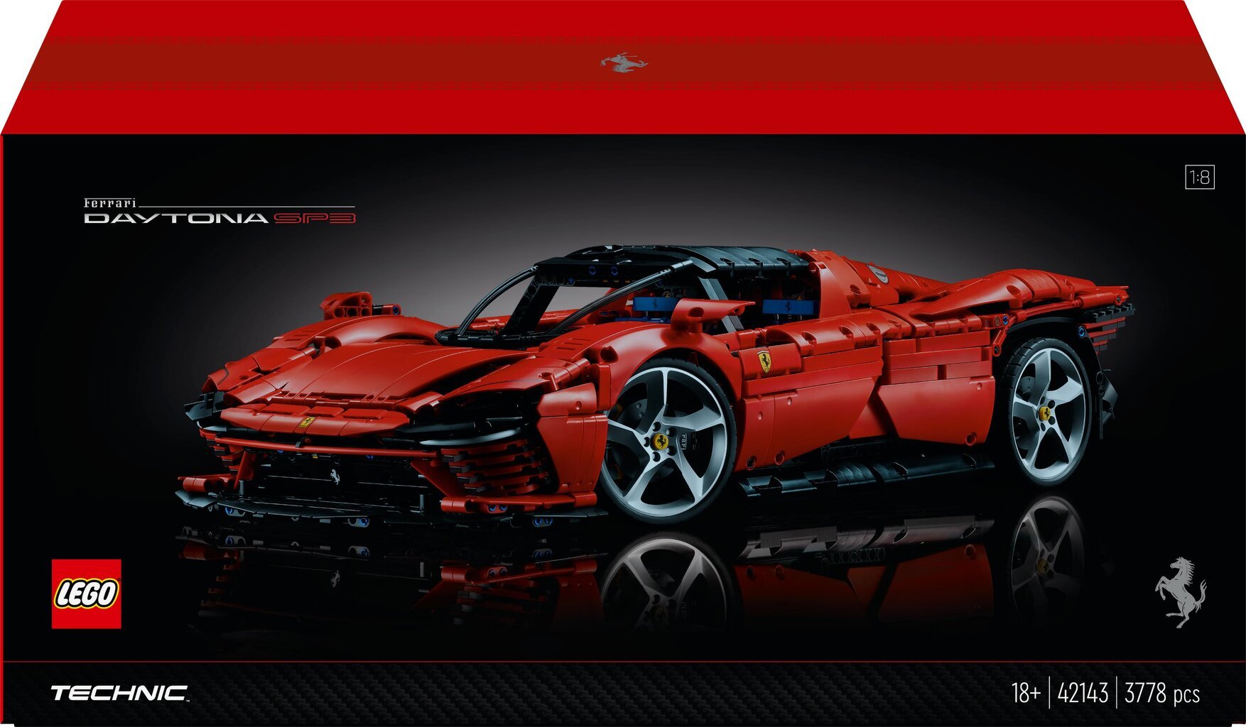 42143 LEGO® Technic Ferrari Daytona SP3 цена и информация | Konstruktori | 220.lv