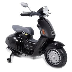 Stilīgs elektriskais melns skrejritenis ar sānu riteņiem CH8820 cena un informācija | Bērnu elektroauto | 220.lv