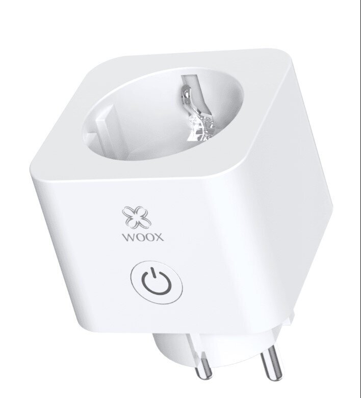 Smart WiFi Socket Woox R6113, 16A, with energy meter, TUYA / Smart Life цена и информация | Elektrības slēdži, rozetes | 220.lv
