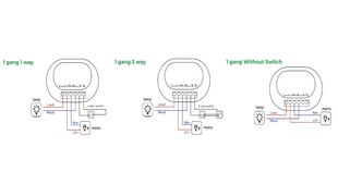 Nous L10 Smart 1-2 channel WiFi Switch Module 16A, TUYA / Smart Life цена и информация | Электрические выключатели, розетки | 220.lv