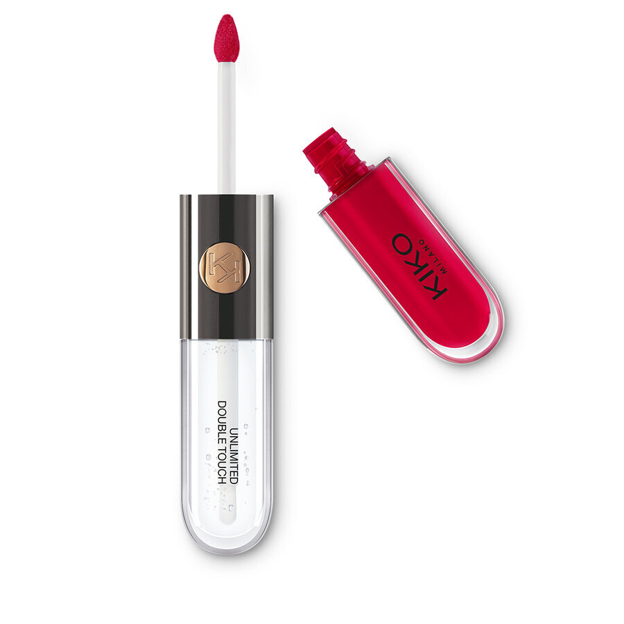 Lūpu krāsa Kiko Milano Unlimited Double Touch, 109 Strawberry Red, 6ml cena un informācija | Lūpu krāsas, balzāmi, spīdumi, vazelīns | 220.lv