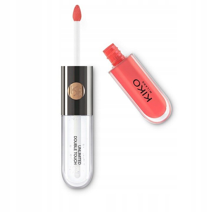 Lūpu krāsa Kiko Milano Unlimited Double Touch, 113 Satin Coral, 6 ml цена и информация | Lūpu krāsas, balzāmi, spīdumi, vazelīns | 220.lv