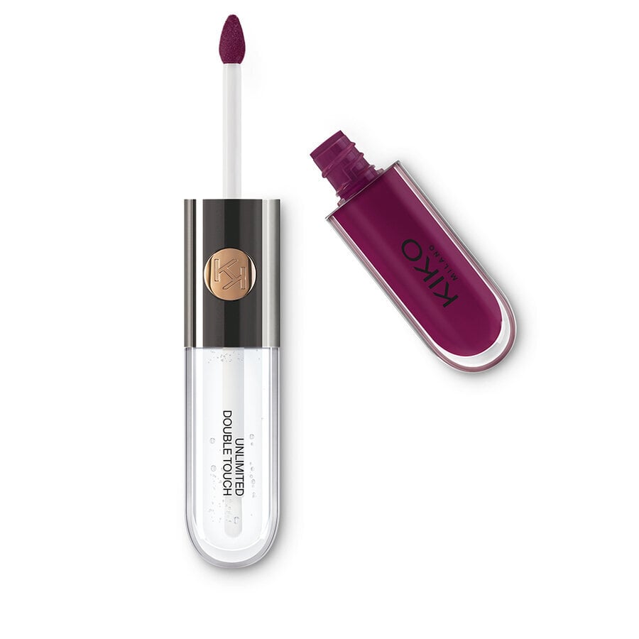 Lūpu krāsa Kiko Milano Unlimited Double Touch, 123 Satin Grape, 6 ml цена и информация | Lūpu krāsas, balzāmi, spīdumi, vazelīns | 220.lv