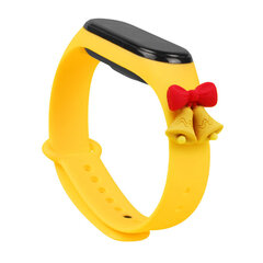 Hurtel Strap Xmas Wristband Yellow cena un informācija | Viedpulksteņu un viedo aproču aksesuāri | 220.lv