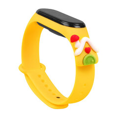 Hurtel Strap Xmas Wristband Yellow цена и информация | Аксессуары для смарт-часов и браслетов | 220.lv